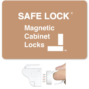 Roving Cove Magnetic Cabinet Drawer Lock for Child Safety, 12 Locks 2