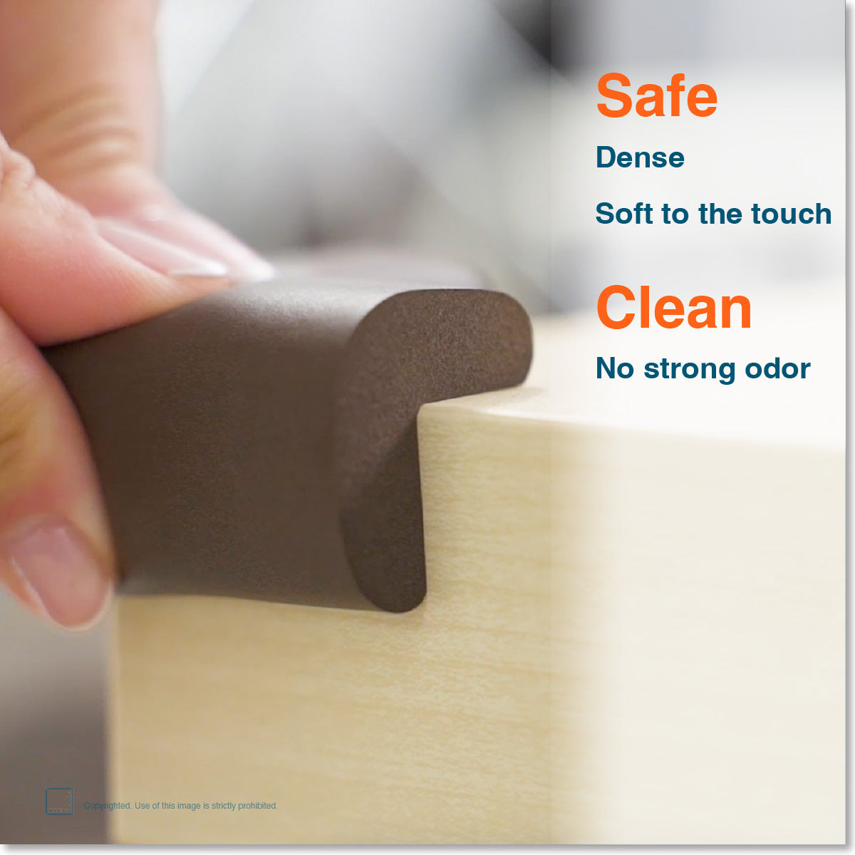Extra-Wide Soft Edge Protectors for Baby with 3M Strong Adhesive
