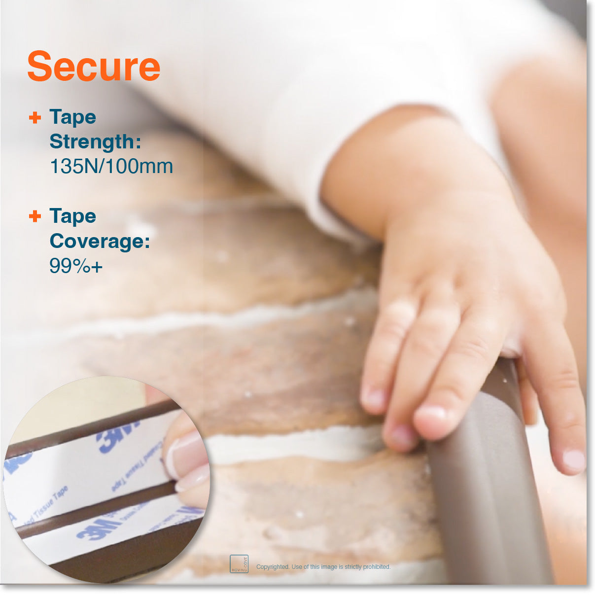 Baby Proofing Edge Protector Strip Child Safety Bumper Strip Baby
